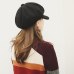 2019 New Fashion Black Hat Cap Women Casual Streetwear Cap Elegant Solid Autumn Winter Warm Beret Hat Female Drop shipping