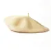 2019 Spring Beret Hat Painter Flat Cap Women Vintage Wool Berets Hat Solid Color Bonnet Caps Casquette Female Warm Winter Cap