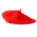 2019 Spring Beret Hat Painter Flat Cap Women Vintage Wool Berets Hat Solid Color Bonnet Caps Casquette Female Warm Winter Cap