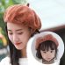 Autumn Beret Hats For Baby and Mother Vintage Winter Beret Hats for Women Embroidery Letter Wool Octagonal Caps Femal Flat Caps