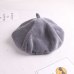 Autumn Beret Hats For Baby and Mother Vintage Winter Beret Hats for Women Embroidery Letter Wool Octagonal Caps Femal Flat Caps