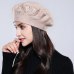 Bonnet Femme Women Beret Cotton Wool Brand New Knitted Fashion Flower Autumn 2019 Winter Hats For Women Caps  #MZ741