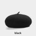 Hot Sell 2018 Cheap Fashion New Women Wool Solid Color Beret Female Bonnet Caps Winter All Matched Warm Walking Hat Cap 17 Color