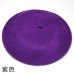 Hot Sell 2018 Cheap Fashion New Women Wool Solid Color Beret Female Bonnet Caps Winter All Matched Warm Walking Hat Cap 20 Color