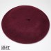 Hot Sell 2018 Cheap Fashion New Women Wool Solid Color Beret Female Bonnet Caps Winter All Matched Warm Walking Hat Cap 20 Color