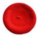 Hot Sell  Cheap Fashion New Women Wool Solid Color Beret Female Bonnet Caps Winter All Matched Warm Walking Hat Cap 16 Color