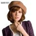 NIBESSER Solid Color Women's Girl's Beret Female French  Warm Wool Winter  Hat Black White Gray Pink Boinas De Mujer