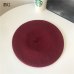 New Felt Wool Solid Color Beret Caps Female Bonnet Women caps Lady Painter All Matched Warm Artist Hat Wholesale