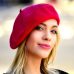 New Felt Wool Solid Color Beret Caps Female Bonnet Women caps Lady Painter All Matched Warm Artist Hat Wholesale