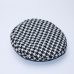 New autumn winter Plaid Beret Hats For Women French Berets Fashion Female Houndstooth Berets Black Berets With Adjustable Rope