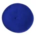 New painter beret outdoor artist hats autumn and winter new warm knit caps solid color fashion raccoon fur pom-pom vintage beret