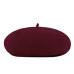 Solid Color Women's Girl's Beret French Artist Warm Wool Winter Beanie Hat Cap