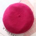 Trendy Charm Solid Color Winter Warm Wool Women Beret French Artist Beanie Hat Cap For Female Fashion Accessory Lady Gifts