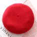 Trendy Charm Solid Color Winter Warm Wool Women Beret French Artist Beanie Hat Cap For Female Fashion Accessory Lady Gifts