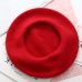 Trendy Charm Solid Color Winter Warm Wool Women Beret French Artist Beanie Hat Cap For Female Fashion Accessory Lady Gifts