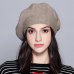 Women Beret Vogue Hat For Winter Female Knitted Cotton Wool Hats Cap Autumn 2019 Brand New Women's  Hats Caps  #MZ729