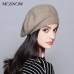 Women Beret Vogue Hat For Winter Female Knitted Cotton Wool Hats Cap Autumn 2019 Brand New Women's  Hats Caps  #MZ729