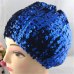 Women Sequins Hat Shiny Costume Jazz Glitter Dance Beret Round Cap Ladies Fashion Accessories Beanie