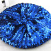 Women Sequins Hat Shiny Costume Jazz Glitter Dance Beret Round Cap Ladies Fashion Accessories Beanie