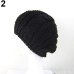 Women Sweet Crochet Warm Solid Color Beret Artist Baggy Beanie Winter Hat Gift