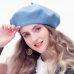 Wool Beret Hats Women Winter French Hat Girls Solid Color Fashion  Autumn Winter Beret Hat For Women Flat Cap Hat Felt Berets