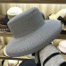 01811-axi British summer chimney Modelling French style Hepburn elegant  lady straw leisure cap women bucket hat wholesale