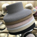 01811-axi British summer chimney Modelling French style Hepburn elegant  lady straw leisure cap women bucket hat wholesale