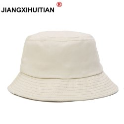 2018 Hot Sale Unisex Bucket Hat Panama Women Simple Style Solid Color Sun Hat men and women Summer Hats