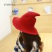 2018 New sheep wool cap knitting fisherman hat qiu dong Female fashion witch pointed basin bucket hat accessories ZM-07