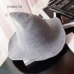 2018 New sheep wool cap knitting fisherman hat qiu dong Female fashion witch pointed basin bucket hat accessories ZM-07