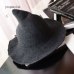 2018 New sheep wool cap knitting fisherman hat qiu dong Female fashion witch pointed basin bucket hat accessories ZM-07