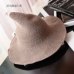 2018 New sheep wool cap knitting fisherman hat qiu dong Female fashion witch pointed basin bucket hat accessories ZM-07