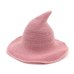 2018 New sheep wool cap knitting fisherman hat qiu dong Female fashion witch pointed basin bucket hat accessories ZM-07