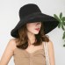 2019 Spring and Summer Big Head Plus Size Lady Sun Hats Women Outdoors Beach Large Brim Fisherman Hats Lady Plain Bucket Hat