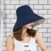 2019 Spring and Summer Big Head Plus Size Lady Sun Hats Women Outdoors Beach Large Brim Fisherman Hats Lady Plain Bucket Hat