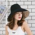 2019 Spring and Summer Big Head Plus Size Lady Sun Hats Women Outdoors Beach Large Brim Fisherman Hats Lady Plain Bucket Hat