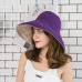 2019 Spring and Summer Big Head Plus Size Lady Sun Hats Women Outdoors Beach Large Brim Fisherman Hats Lady Plain Bucket Hat