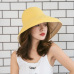 2019 Spring and Summer Big Head Plus Size Lady Sun Hats Women Outdoors Beach Large Brim Fisherman Hats Lady Plain Bucket Hat