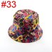 Bnaturalwell Retail new women floral Sun Hat Flower Canvas Bucket Hat Summer Beach SunHat Girls caps 1pc WH001D