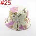 Bnaturalwell Retail new women floral Sun Hat Flower Canvas Bucket Hat Summer Beach SunHat Girls caps 1pc WH001D