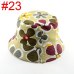 Bnaturalwell Retail new women floral Sun Hat Flower Canvas Bucket Hat Summer Beach SunHat Girls caps 1pc WH001D