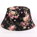 Bucket Cap Men Women Unisex Flower Print Banana Hat Bob Caps Hip Hop Cool Outdoor Sports Summer Beach Sun Fishing