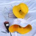 Bucket Hats Women Letter Embroidered Double-sided Fisherman Hat Korean Style Solid Climbing Outdoor Sun-proofed All-match Chic