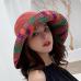 Double sided irregular Pattern Bucket Hat Women Summer Cotton Breathable Leisure Bob Caps Outdoor Sports Casual Dome Panama Cap