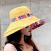 Double sided irregular Pattern Bucket Hat Women Summer Cotton Breathable Leisure Bob Caps Outdoor Sports Casual Dome Panama Cap