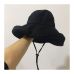 [EAM] 2019 New Summer Fashion Tide Foldable Cap Sun Hat Woman Fisherman Hat Aimple All-match Woman Dome Hat S963