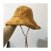 [EAM] 2019 New Summer Fashion Tide Foldable Cap Sun Hat Woman Fisherman Hat Aimple All-match Woman Dome Hat S963