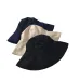 [La MaxPa] Panama Hats for For Women Unisex Bucket Hat Female Portable Foldable Flat Solid Color Sun hat gorras
