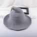 MAXSITI U Along the sheep wool cap knitting fisherman hat qiu dong Female fashion witch pointed basin bucket hat accessories