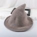 MAXSITI U Along the sheep wool cap knitting fisherman hat qiu dong Female fashion witch pointed basin bucket hat accessories